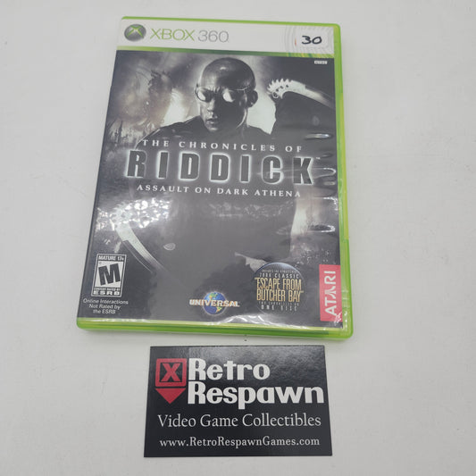 Chronicles of Riddick: Assault on Dark Athena - Xbox 360 (Complete)