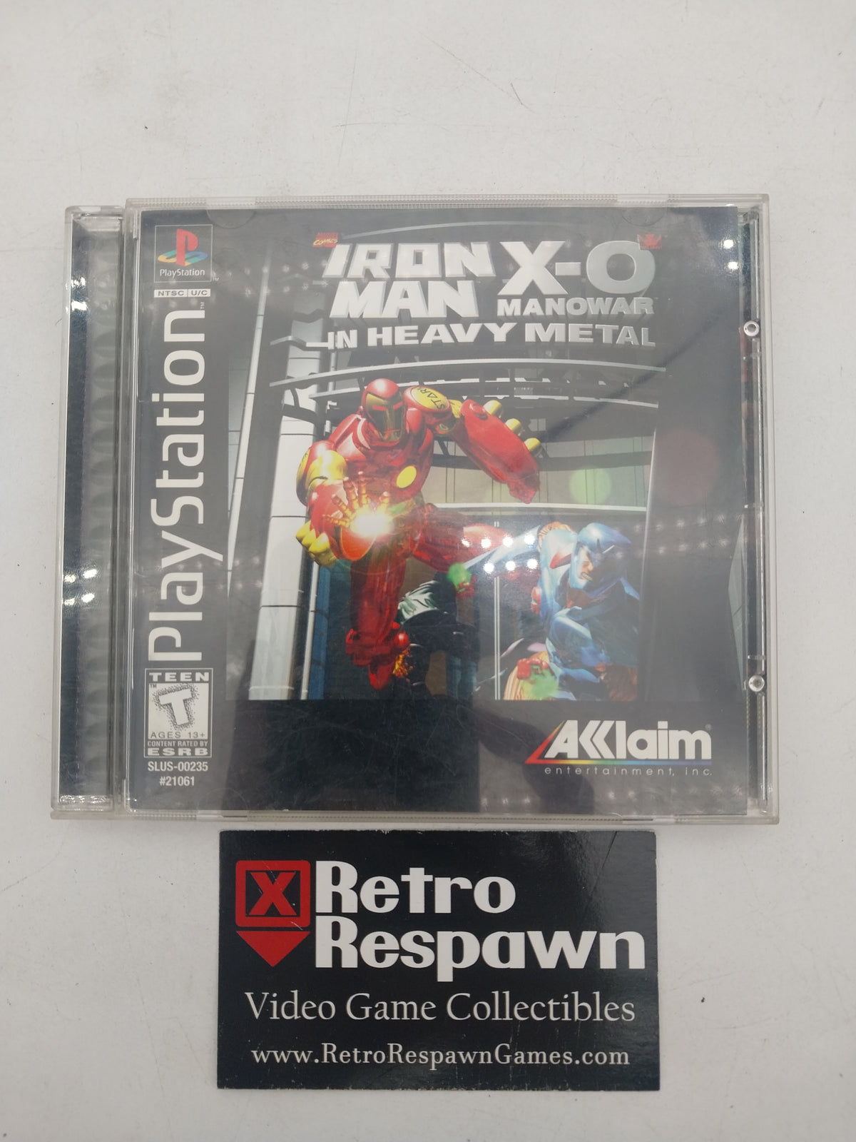 Iron Man X-O Manowar in Heavy Metal - Playstation (Complete)