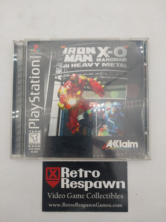 Iron Man X-O Manowar in Heavy Metal - Playstation (Complete)