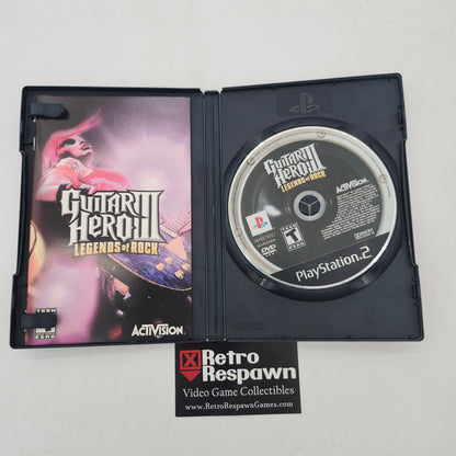 Guitar Hero III Legends of Rock - Playstation 2 (Complete)