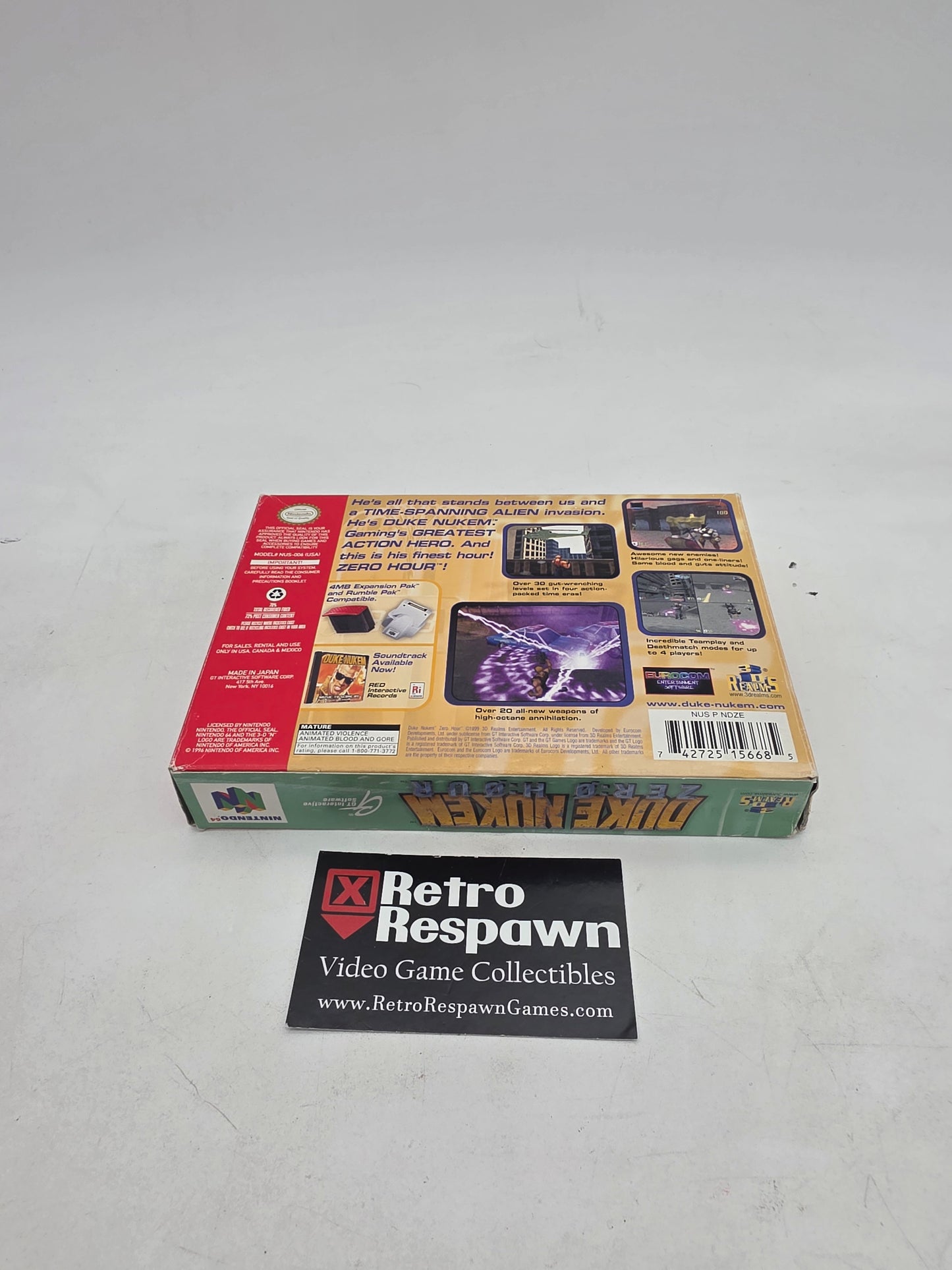 Duke Nukem Zero Hour - Nintendo 64 (Complete)