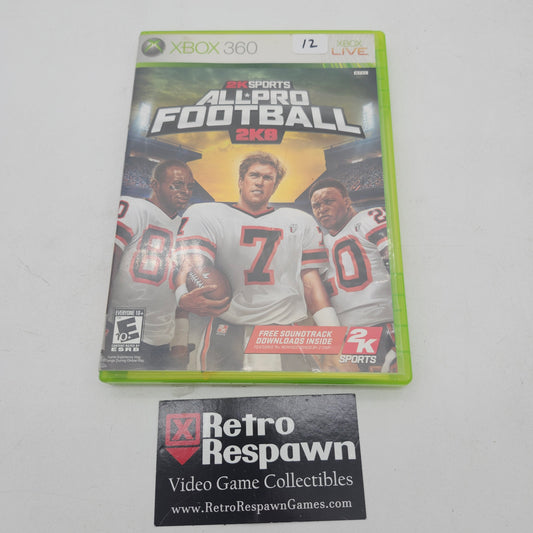 All Pro Football 2K8 - Xbox 360 (Complete)