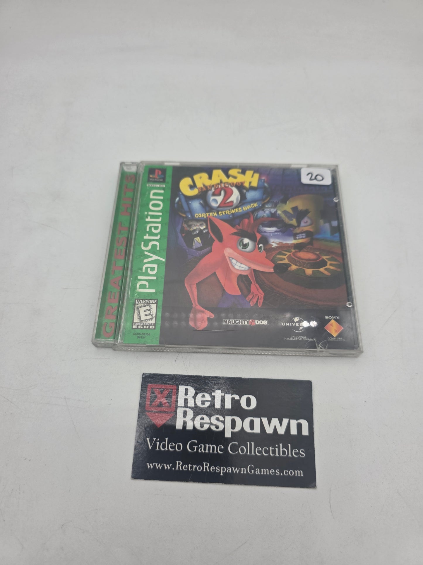 Crash Bandicoot 2 Cortex Strikes Back [Greatest Hits] - Playstation (Complete)