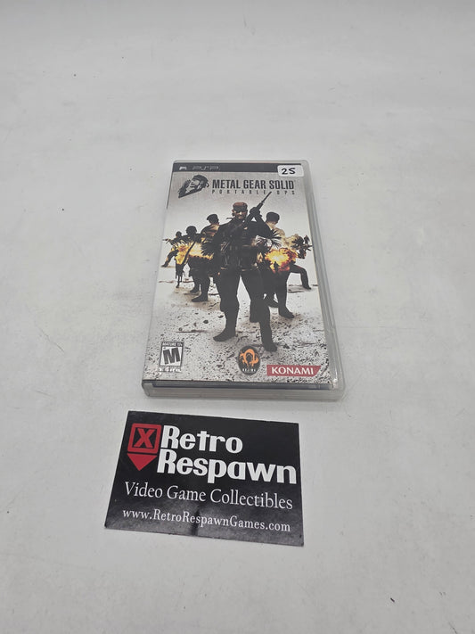 Metal Gear Solid Portable Ops - PSP (Complete)