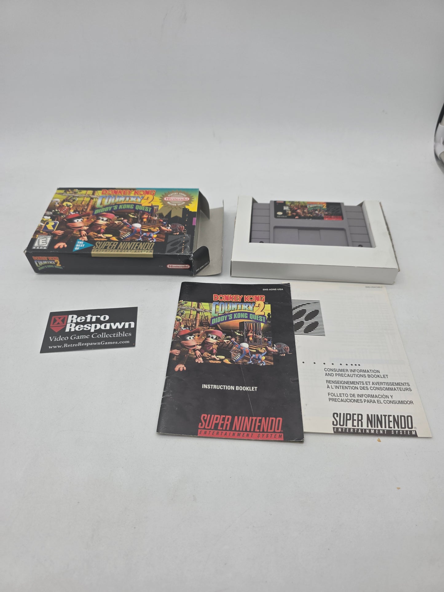 Donkey Kong Country 2 [Player's Choice] - Super Nintendo (Complete)