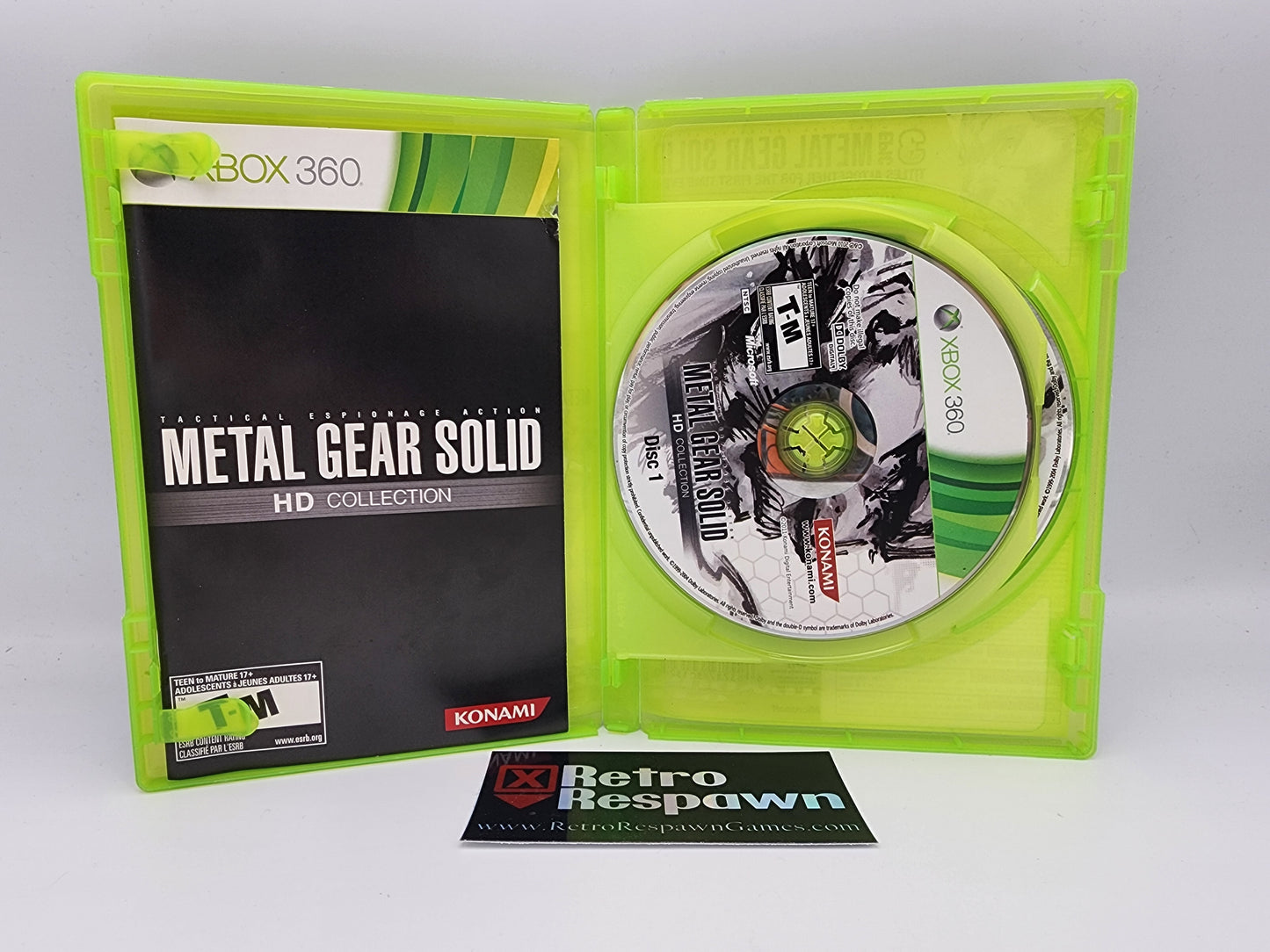Metal Gear Solid HD Collection - Xbox 360 (Complete)
