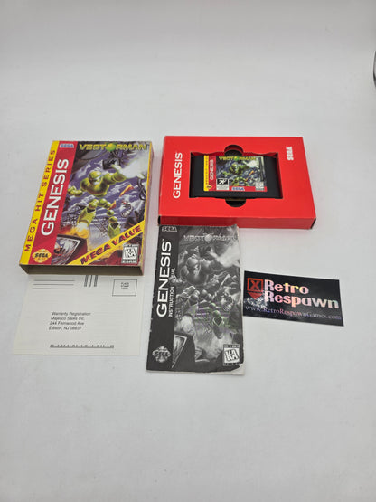 Vectorman [Cardboard Box] - Sega Genesis (Complete)