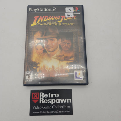 Indiana Jones and the Emperor's Tomb - Playstation 2 (Missing Manual)