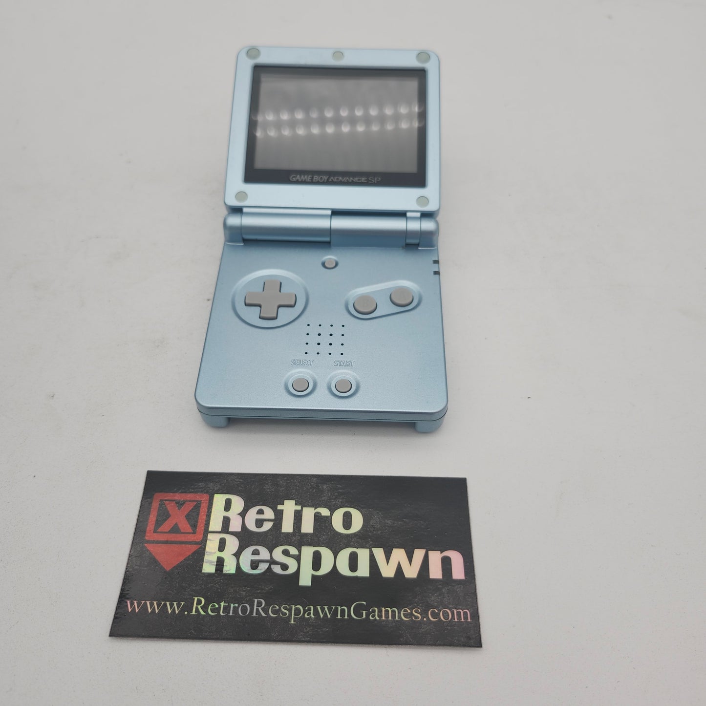 Pearl Blue GameBoy Advance SP [AGS-101] - GameBoy Advance (Console + Charger)