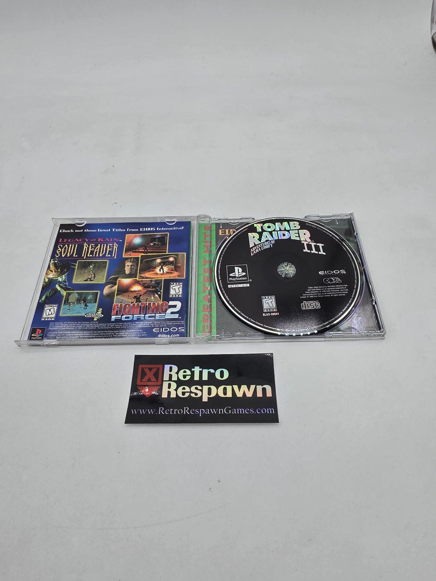 Tomb Raider III [Greatest Hits] - Playstation (Complete)