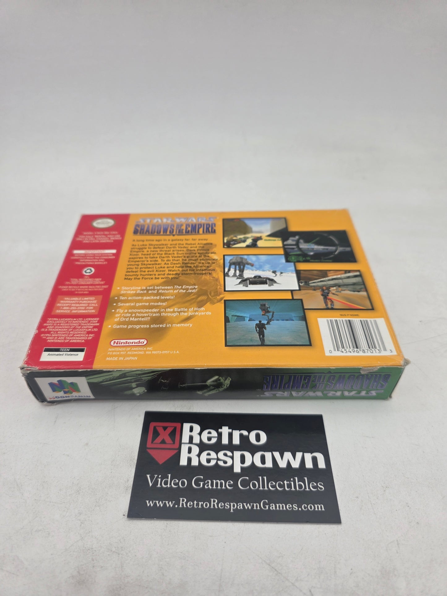 Star Wars Shadows of the Empire - Nintendo 64 (Complete)