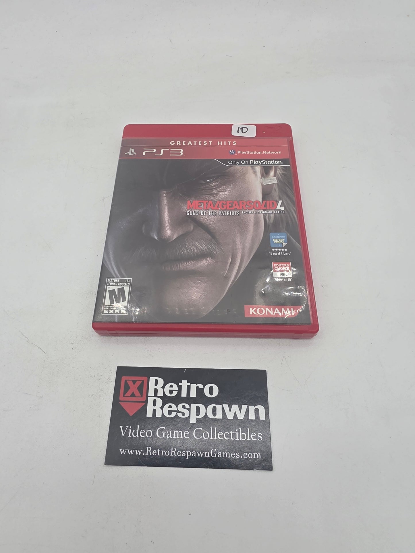 Metal Gear Solid 4 Guns of the Patriots [Greatest Hits] - Playstation 3 (Complete)