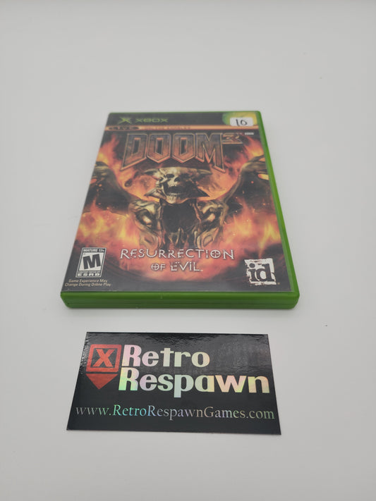 Doom 3: Resurrection of Evil - Xbox (Complete)