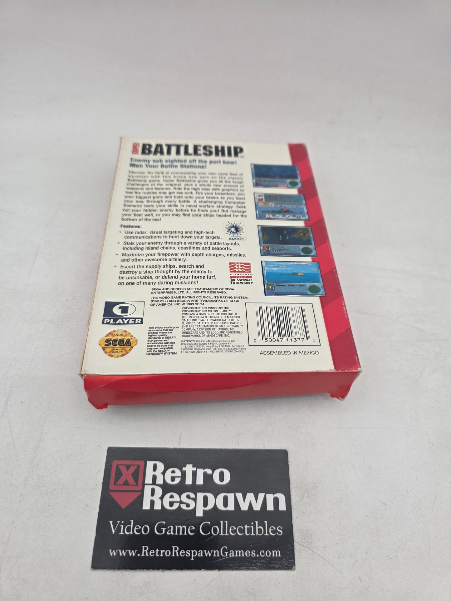 Super Battleship - Sega Genesis (No Manual)