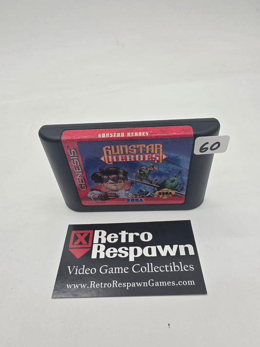 Gunstar Heroes - Sega Genesis (Game Only)