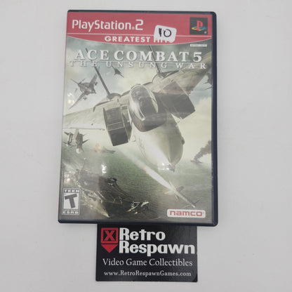 Ace Combat 5 Unsung War [Greatest Hits] - Playstation 2 (Complete)
