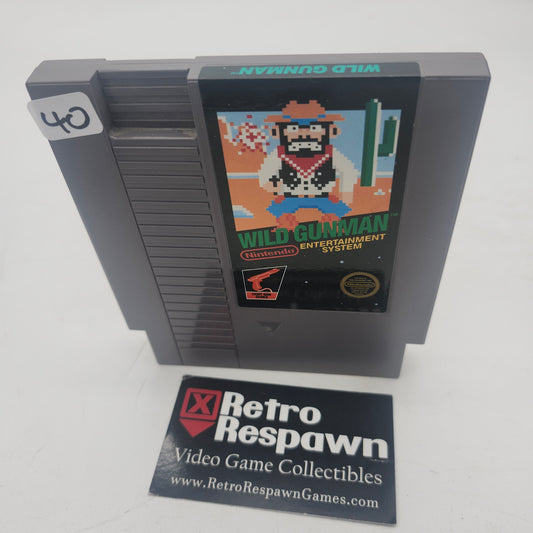 Wild Gunman [5 Screw] - NES (Game Only)