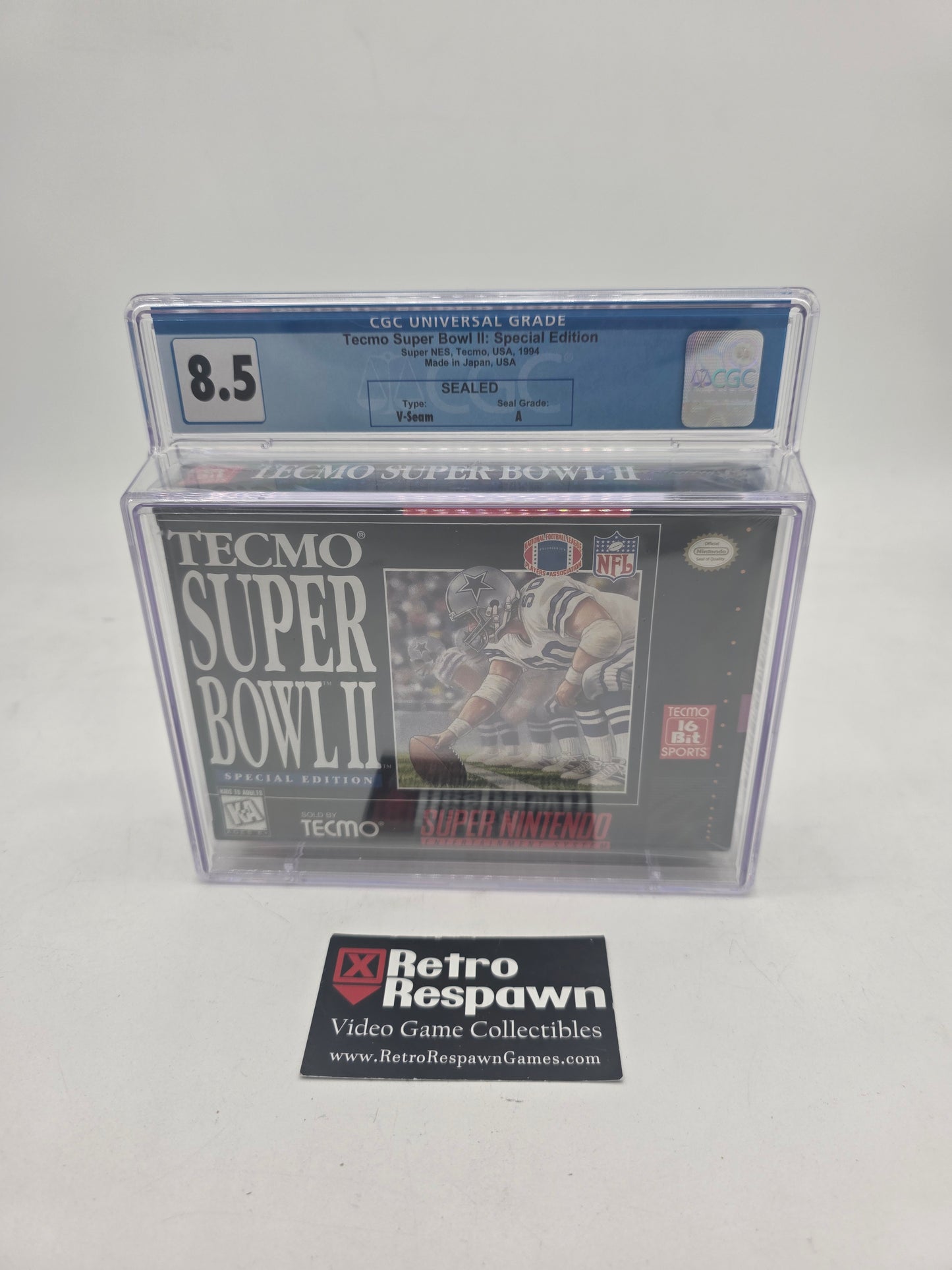 Tecmo Super Bowl II Special Edition - Super Nintendo (Graded CGC 8.5 A)