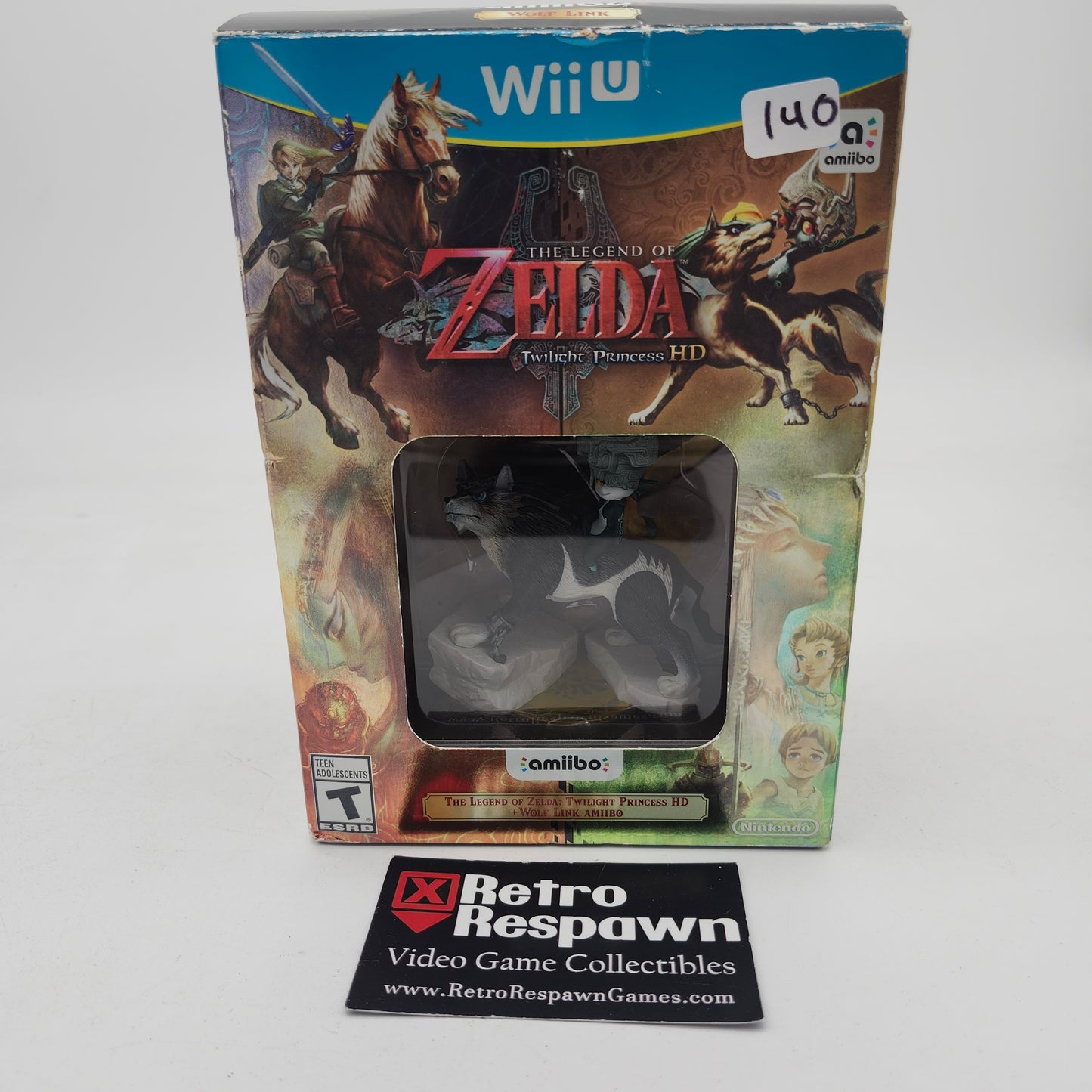 Zelda Twilight Princess HD [amiibo Bundle] - Wii U (Complete)
