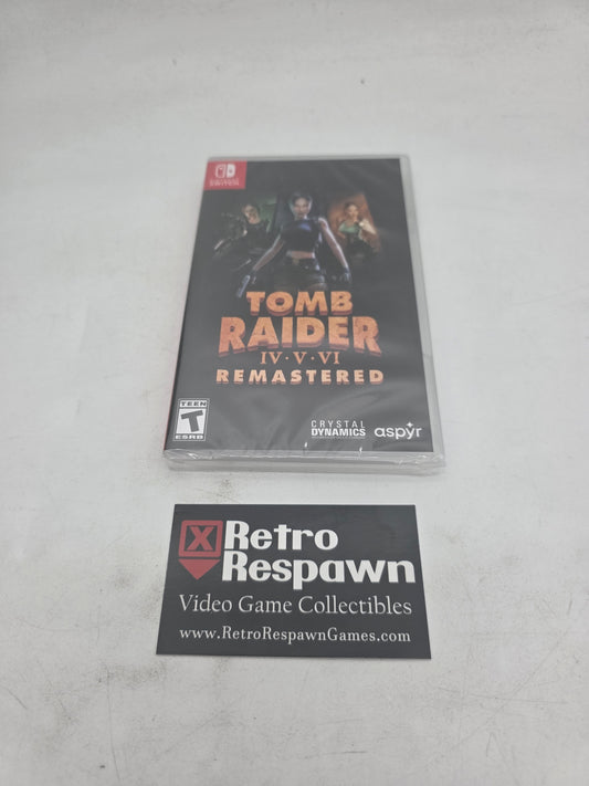 Tomb Raider IV V VI Remastered - Nintendo Switch (Sealed)
