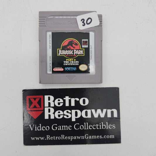 Jurassic Park Part 2: The Chaos Continues - GameBoy (Game Only)