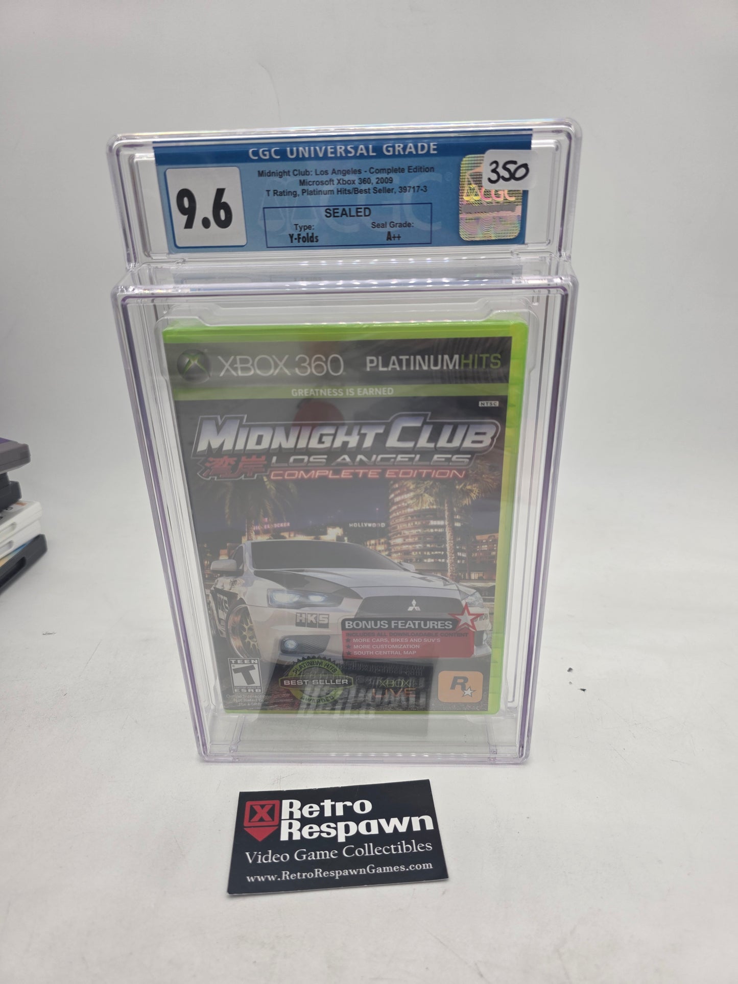 Midnight Club Los Angeles [Complete Edition] - Xbox 360 (Graded CGC 9.6 A++)