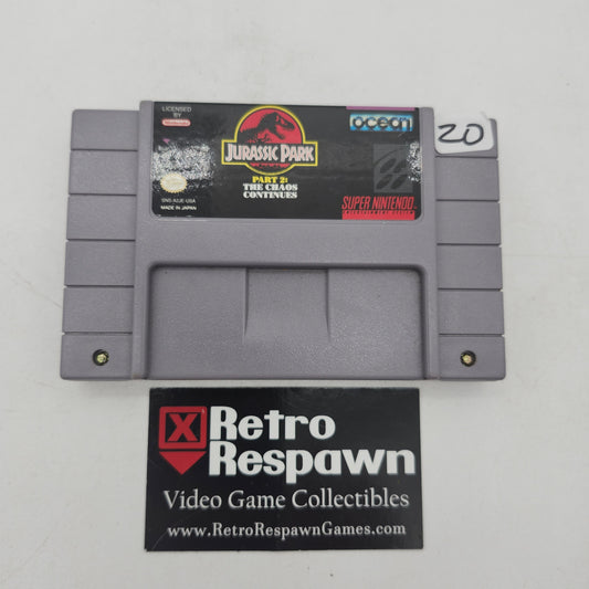 Jurassic Park Part 2: The Chaos Continues - Super Nintendo (Game Only)