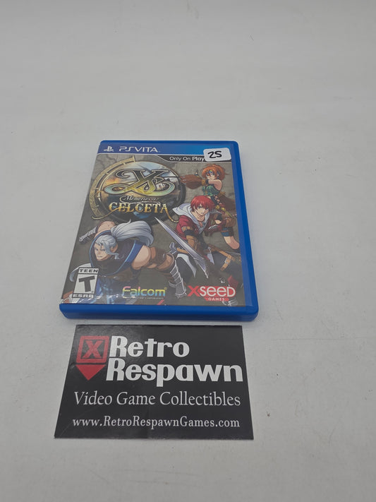 Ys: Memories of Celceta - Playstation Vita (Complete)