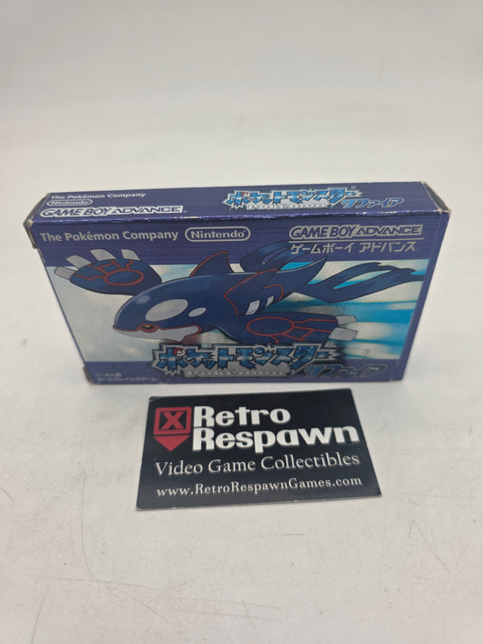 Pokemon Sapphire Version - JP Gameboy Advance (Complete)