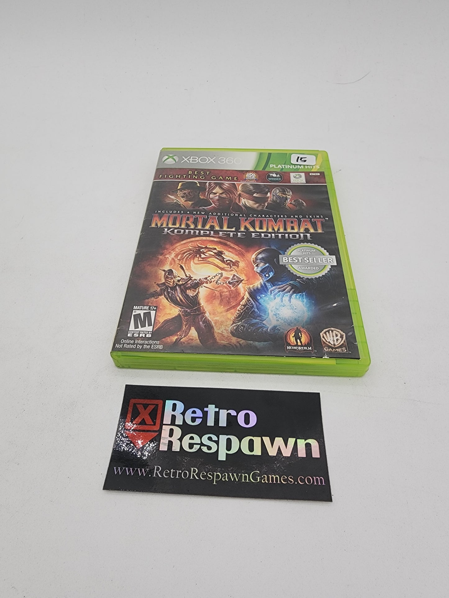 Mortal Kombat Komplete Edition [Platinum Hits] - Xbox 360 (Complete)