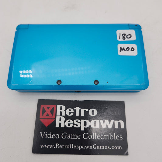 Modded Nintendo 3DS Light Blue - JP  Nintendo 3DS (Console+Charger)