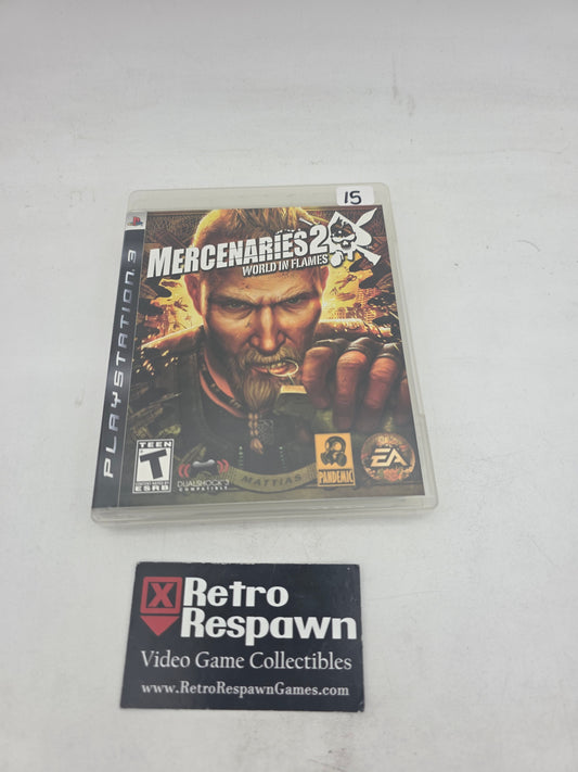 Mercenaries 2 World in Flames - Playstation 3 (Complete)