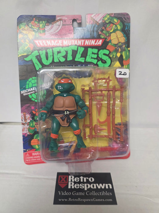 2021 TMNT Classic Michaelangelo Figure Teenage Mutant Ninja Turtles Retro MOC - Figure/Statue (Sealed)