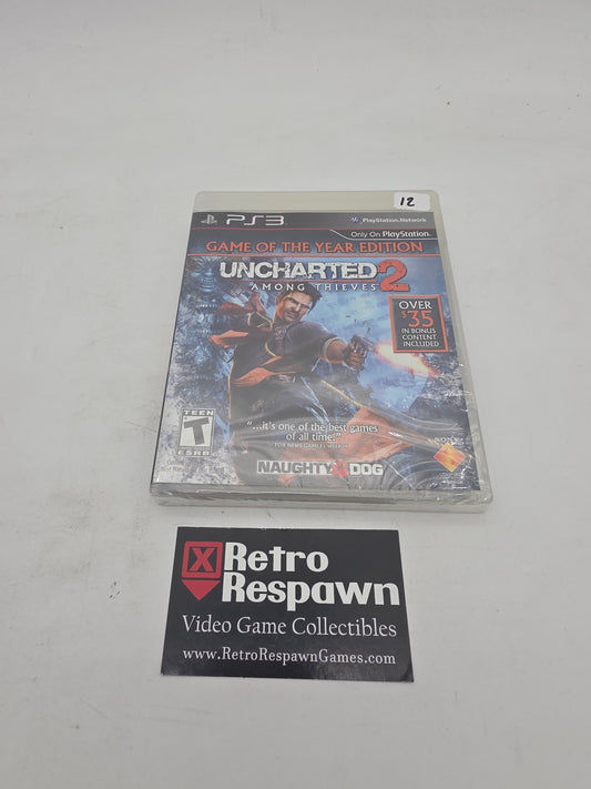 Uncharted 2: Among Thieves [Game of the Year] - Playstation 3 (Sealed)