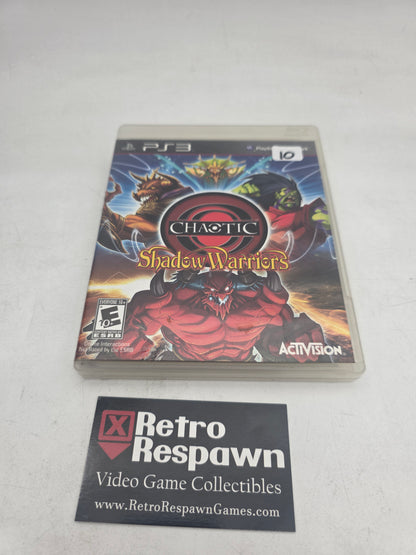 Chaotic: Shadow Warriors - Playstation 3 (Complete)