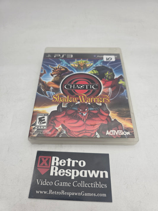 Chaotic: Shadow Warriors - Playstation 3 (Complete)