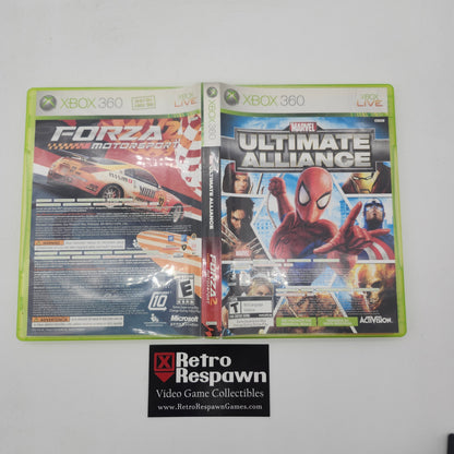 Marvel Ultimate Alliance & Forza 2 - Xbox 360 (Complete)
