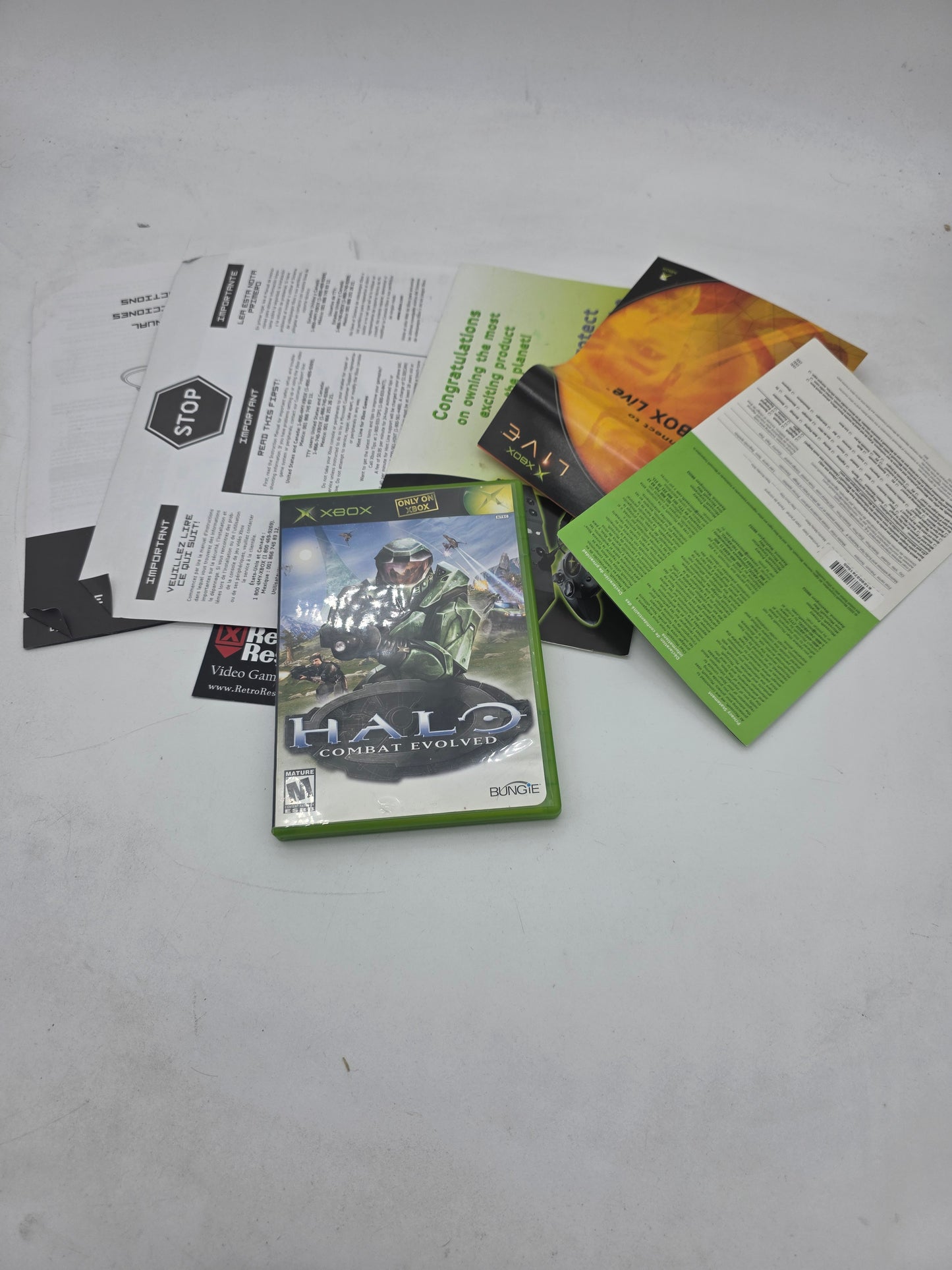 Xbox System [Green Halo Edition] - Xbox (Complete)