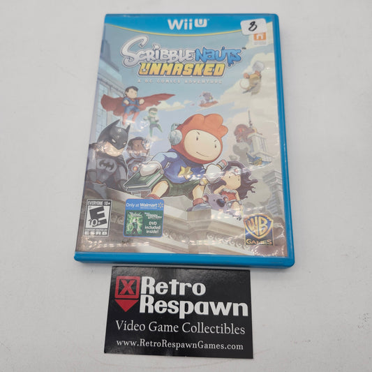 Scribblenauts Unmasked: A DC Comics Adventure [DVD Bundle] - Wii U (Complete)