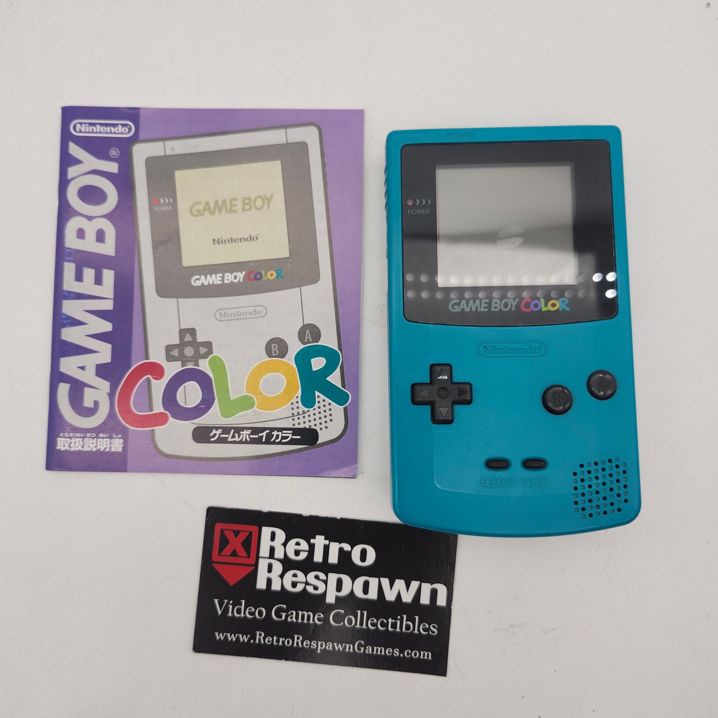 Game Boy Color Teal Console - JP GameBoy Color (Complete)