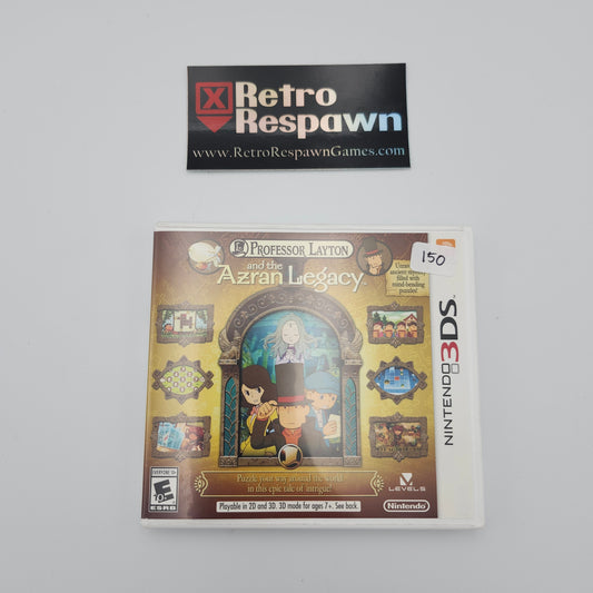 Professor Layton and the Azran Legacy - Nintendo 3DS (Complete)