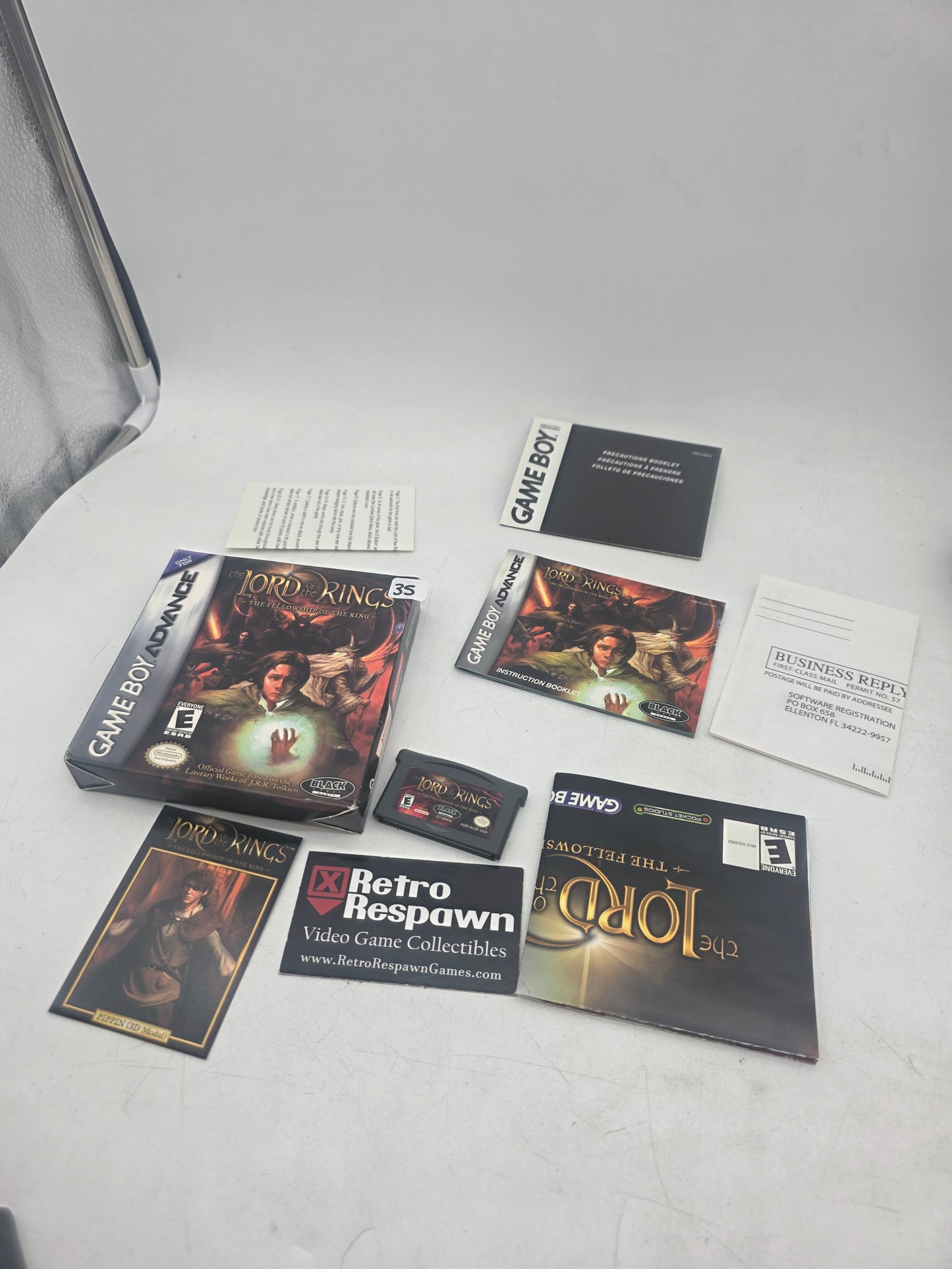 Lord of the Rings Fellowship of the Ring - GameBoy Advance (Complete)