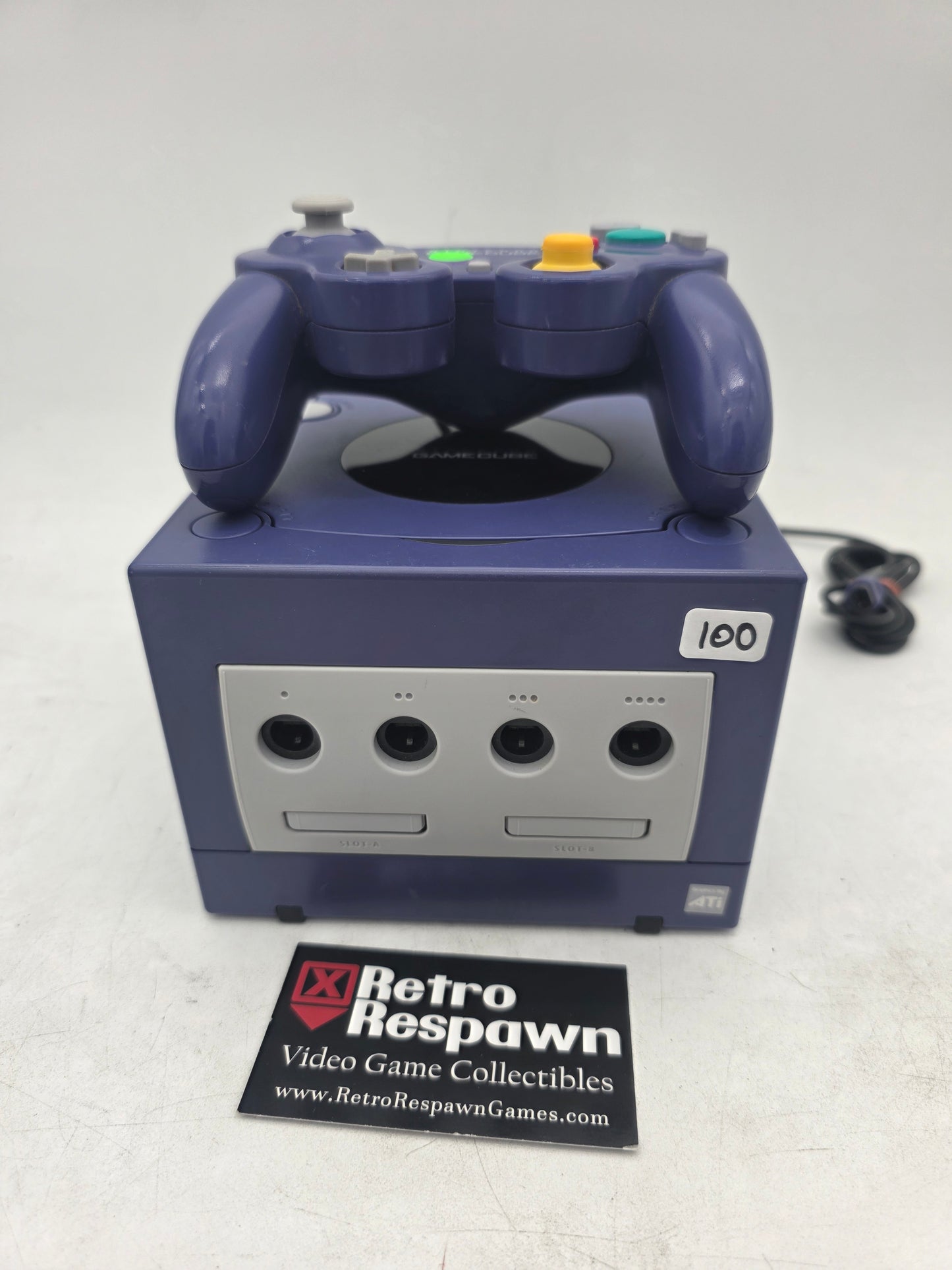 Indigo GameCube System  - Gamecube (Controller, Memory Card, all Wires, Controller)