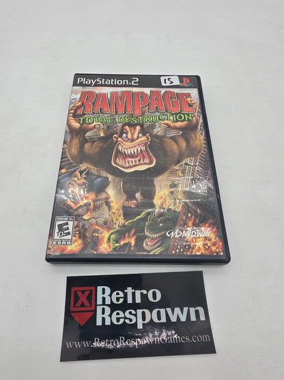 Rampage Total Destruction - Playstation 2 (Complete)