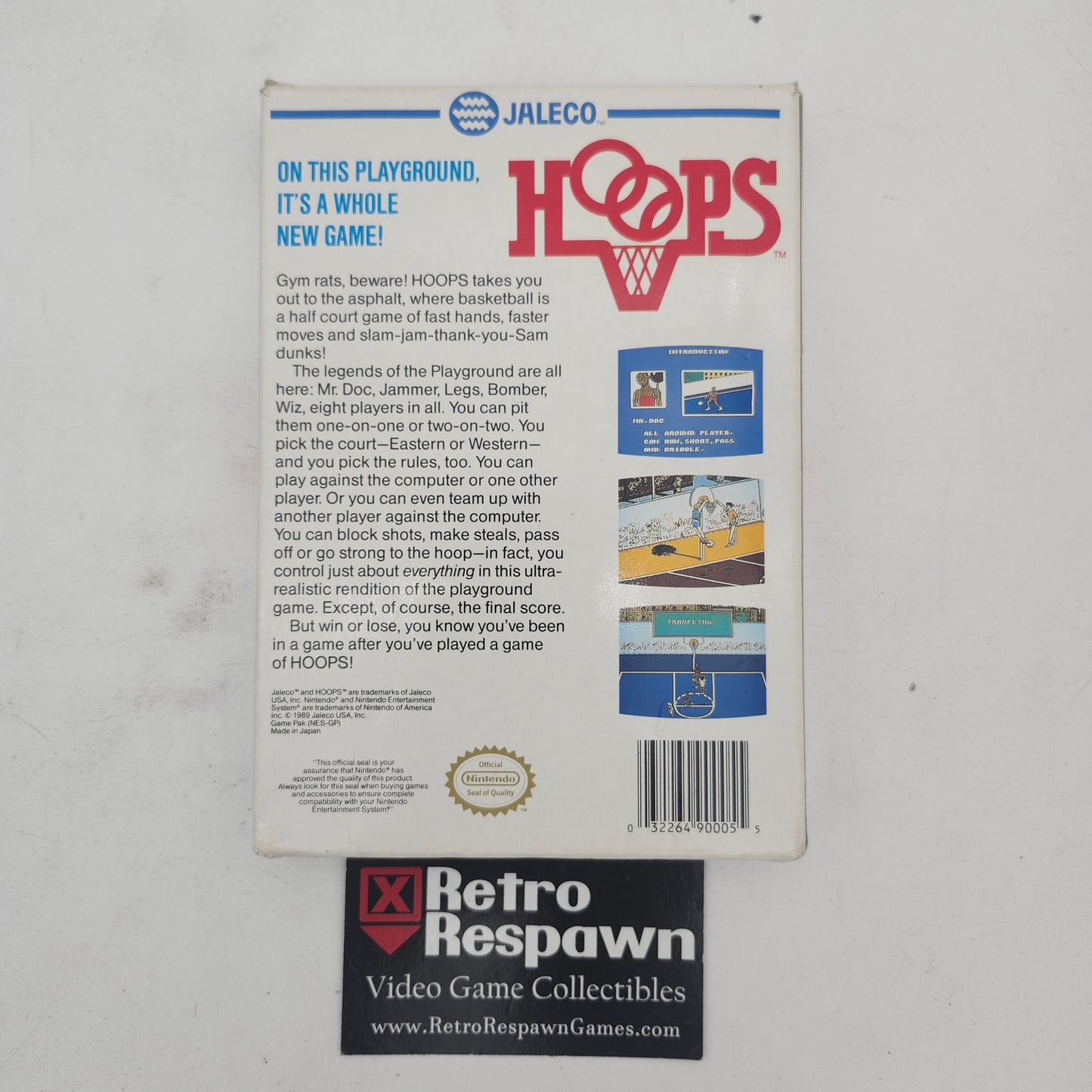 Hoops - NES (Complete)