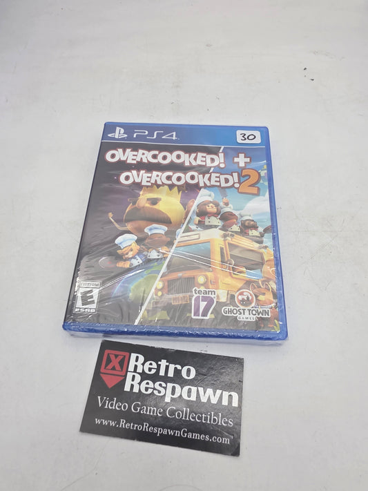 Overcooked + Overcooked 2 - Playstation 4 (Sealed)