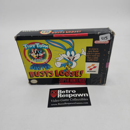 Tiny Toon Adventures Buster Busts Loose - Super Nintendo (Complete)