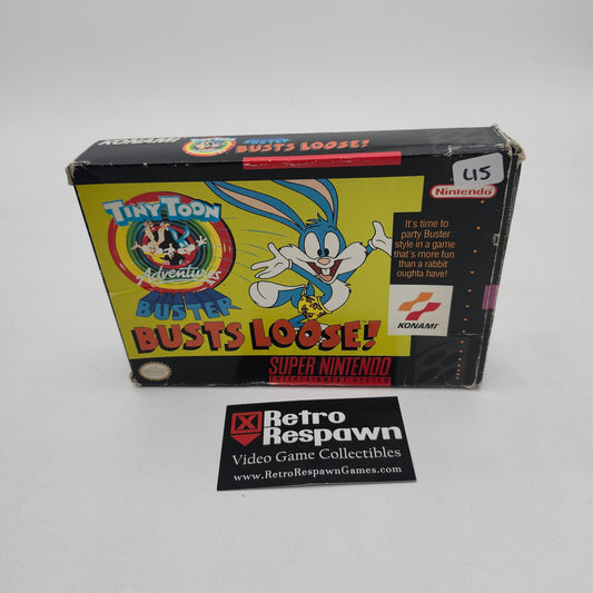 Tiny Toon Adventures Buster Busts Loose - Super Nintendo (Complete)