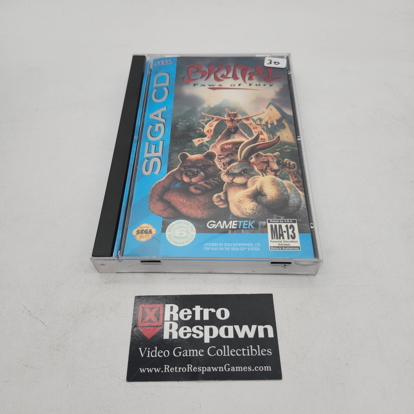 Brutal Paws of Fury - Sega CD (Complete)