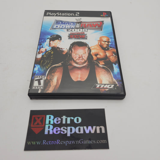 WWE Smackdown vs. Raw 2008 - Playstation 2 (Complete)